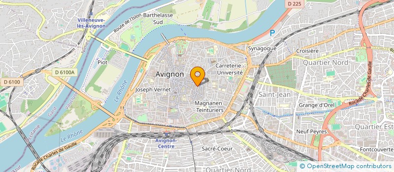 localisation de l'entreprise MONSIEUR SYDNEY ROBBE  AVIGNON