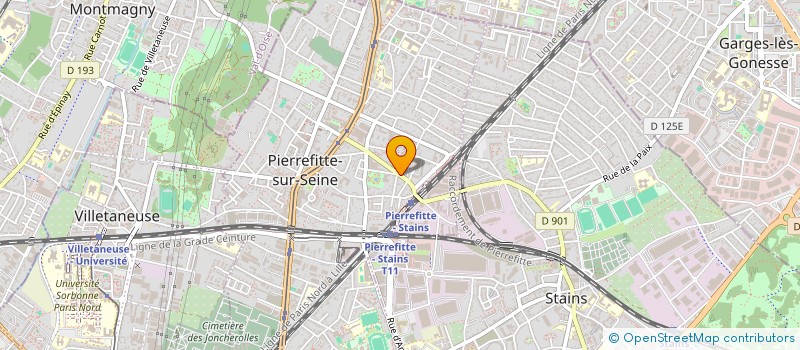 localisation de l'entreprise MONSIEUR SYED ALI à PIERREFITTE-SUR-SEINE
