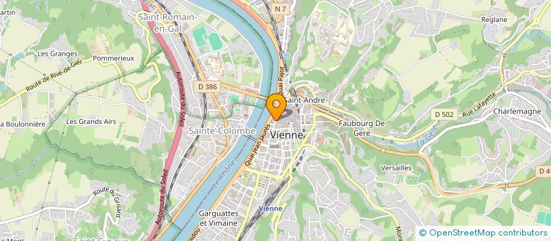 localisation de l'entreprise MONSIEUR SYED GILANI à VIENNE