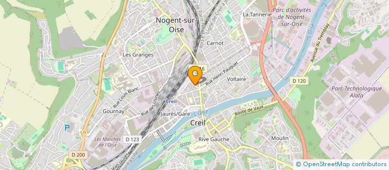 localisation de l'entreprise MONSIEUR SYED SHAH  CREIL