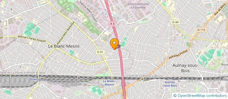 localisation de l'entreprise MONSIEUR SYED ZAIDI  LE BLANC-MESNIL