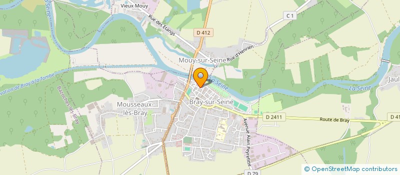 localisation de l'entreprise MONSIEUR SYLAIN SAVOURAT  BRAY-SUR-SEINE