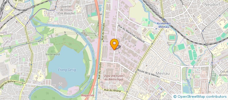 localisation de l'entreprise MONSIEUR SYLEJMON BLLACAKU  STRASBOURG