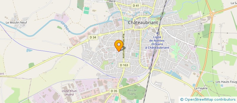 localisation de l'entreprise MONSIEUR SYLEYMAN KIR  CHATEAUBRIANT