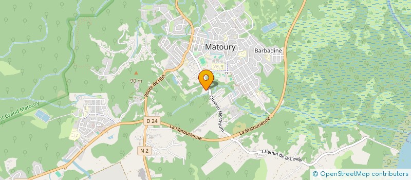 localisation de l'entreprise MONSIEUR SYLIO DORCELIAN à MATOURY