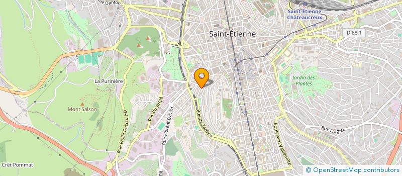 localisation de l'entreprise MONSIEUR SYLLA KEITA  SAINT-ETIENNE