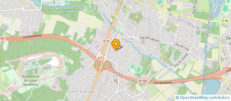 localisation de l'entreprise MONSIEUR SYLNE PHEBE  LINAS