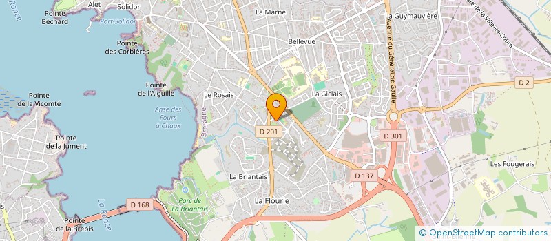 localisation de l'entreprise MONSIEUR SYLRIC REBIER  SAINT-MALO