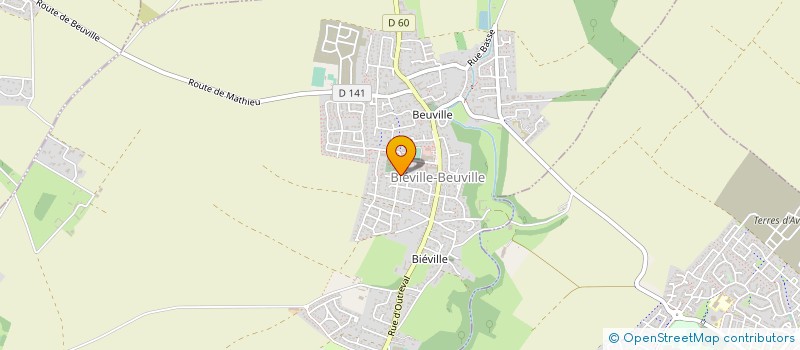 localisation de l'entreprise MONSIEUR SYLVAIN ABEELE  BIEVILLE-BEUVILLE