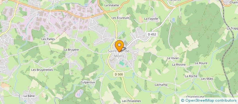 localisation de l'entreprise MONSIEUR SYLVAIN ABRIAL  SAINT-GENEST-MALIFAUX