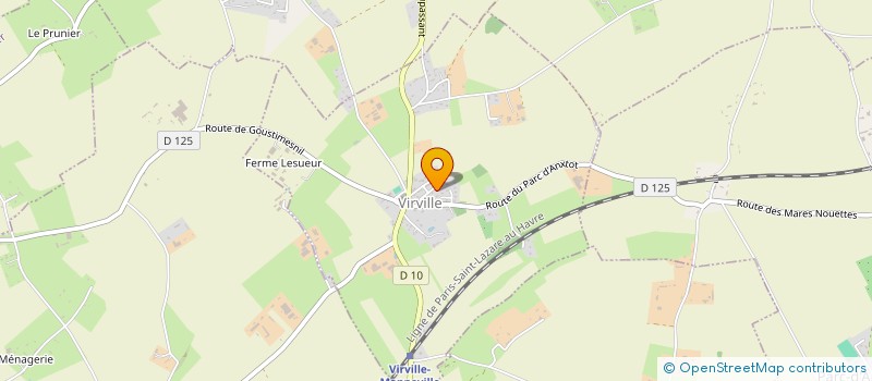 localisation de l'entreprise MONSIEUR SYLVAIN ADAM  VIRVILLE