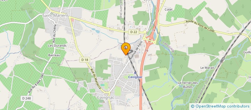 localisation de l'entreprise MONSIEUR SYLVAIN AGUADO PEREZ  CAVIGNAC