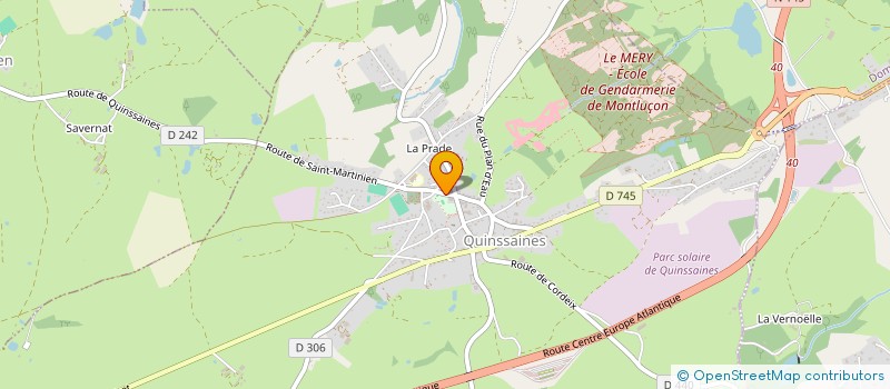 localisation de l'entreprise MONSIEUR SYLVAIN ALAJOUANINE à QUINSSAINES