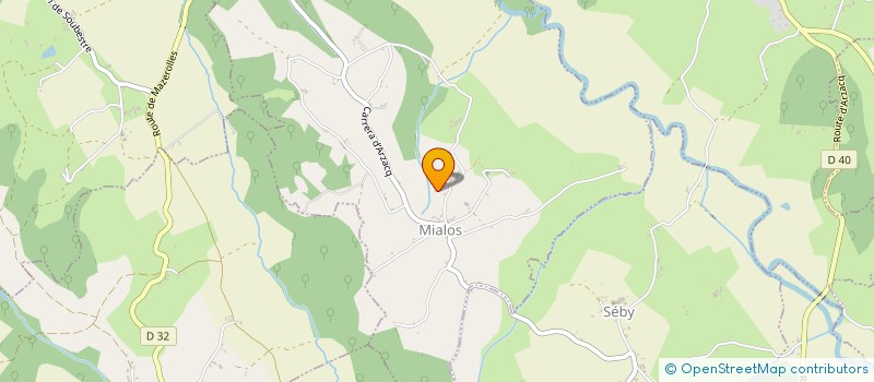 localisation de l'entreprise MONSIEUR SYLVAIN ALBINO  MIALOS