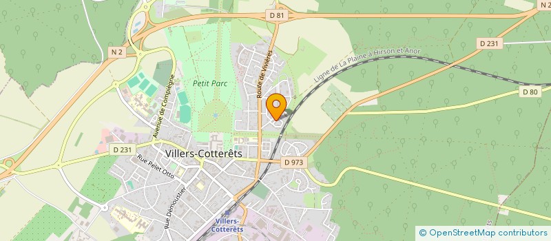 localisation de l'entreprise MONSIEUR SYLVAIN ALFRED DENDRE à VILLERS-COTTERETS