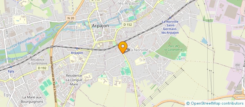 localisation de l'entreprise MONSIEUR SYLVAIN ALI  LA NORVILLE