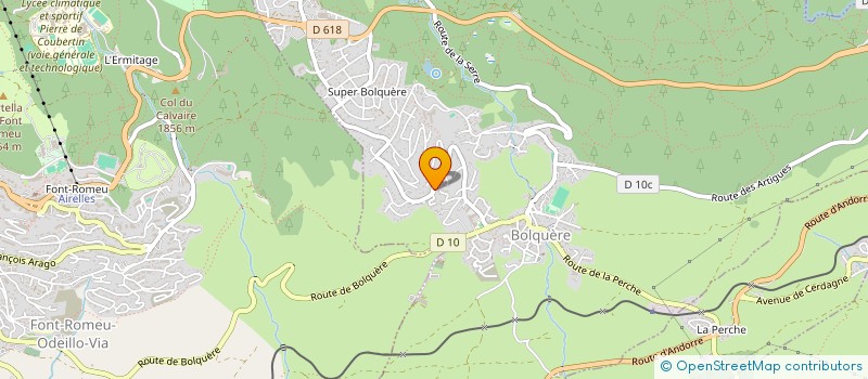 localisation de l'entreprise MONSIEUR SYLVAIN ALIBERT  LA CABANASSE