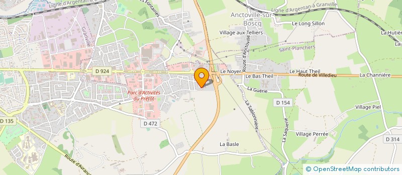 localisation de l'entreprise MONSIEUR SYLVAIN ALLAIRE  GRANVILLE