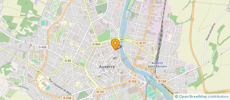 localisation de l'entreprise MONSIEUR SYLVAIN ALLEMAND à AUXERRE
