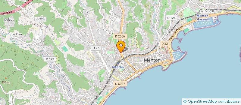 localisation de l'entreprise MONSIEUR SYLVAIN ALUNNO BRUSCIA à MENTON