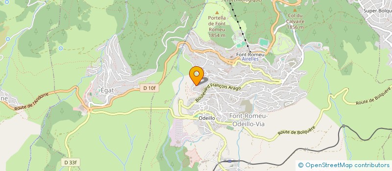 localisation de l'entreprise MONSIEUR SYLVAIN AMIGAS  FONT-ROMEU-ODEILLO-VIA