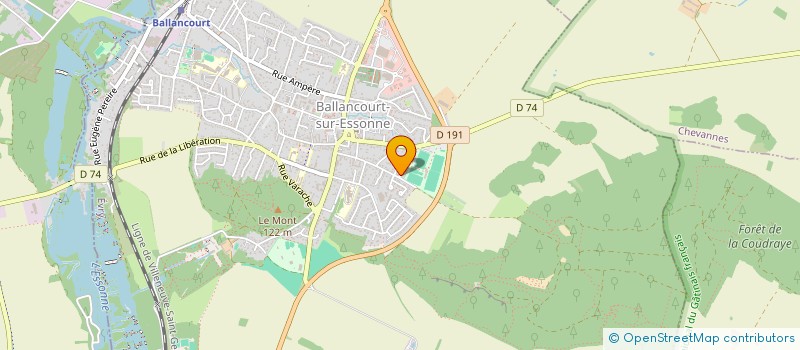 localisation de l'entreprise MONSIEUR SYLVAIN ANDRE  BALLANCOURT-SUR-ESSONNE