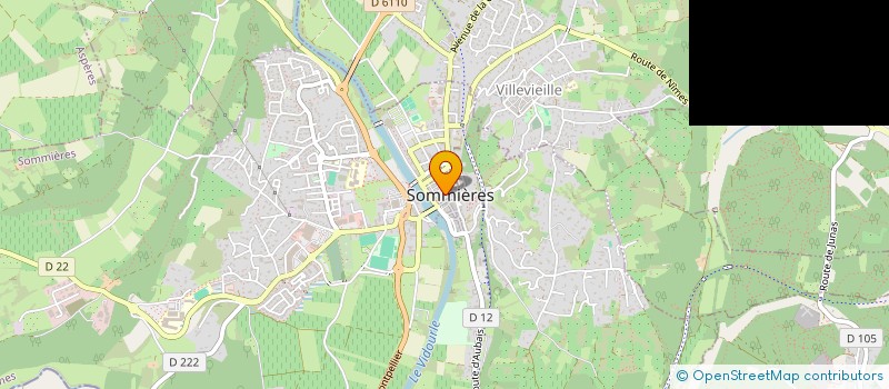 localisation de l'entreprise MONSIEUR SYLVAIN ANGELINI  SOMMIERES