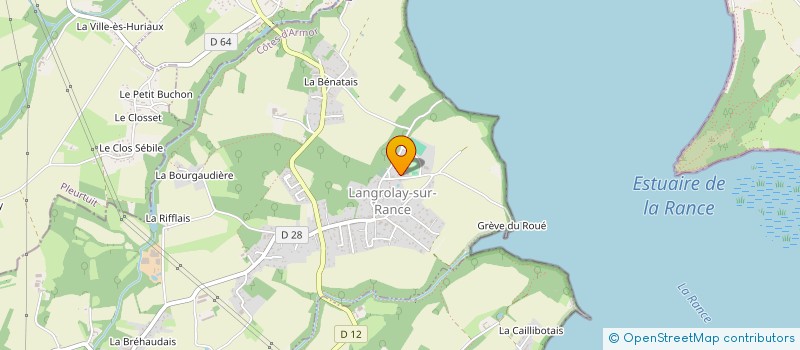 localisation de l'entreprise MONSIEUR SYLVAIN ANNE  LANGROLAY-SUR-RANCE