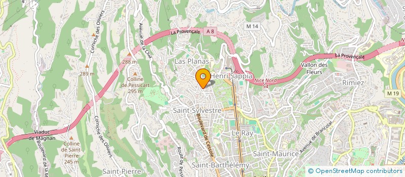 localisation de l'entreprise MONSIEUR SYLVAIN ANNOVI  NICE