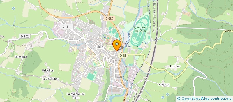 localisation de l'entreprise MONSIEUR SYLVAIN ANOUILH  CLUNY