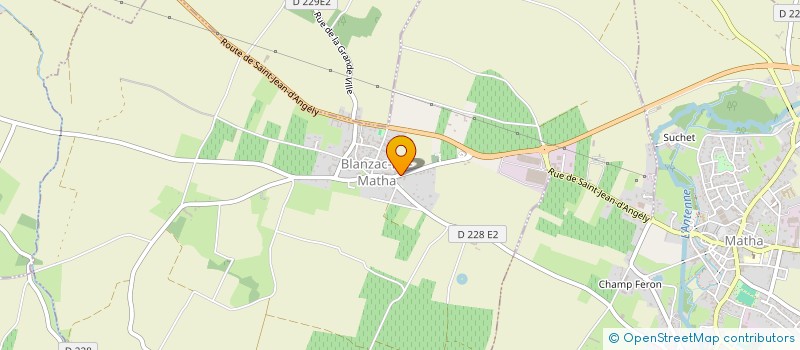 localisation de l'entreprise MONSIEUR SYLVAIN ANQUETIL à BLANZAC-LES-MATHA