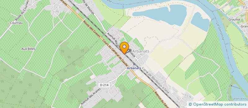 localisation de l'entreprise MONSIEUR SYLVAIN ARAUJO  ARBANATS