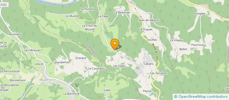 localisation de l'entreprise MONSIEUR SYLVAIN ATALAYA  LES EYZIES