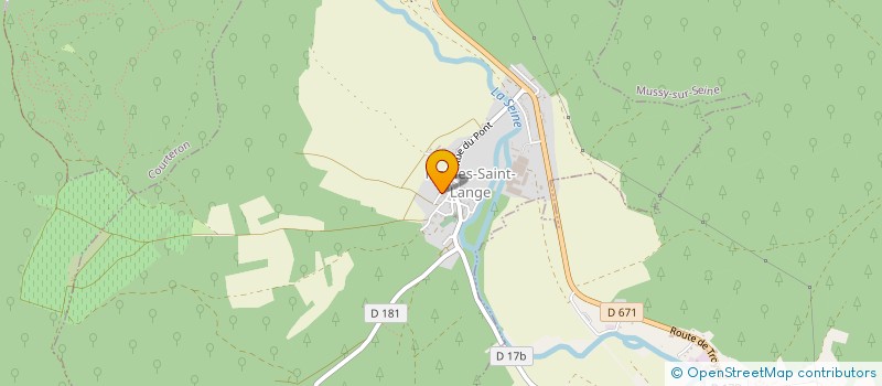 localisation de l'entreprise MONSIEUR SYLVAIN AUBRIOT  PLAINES-SAINT-LANGE