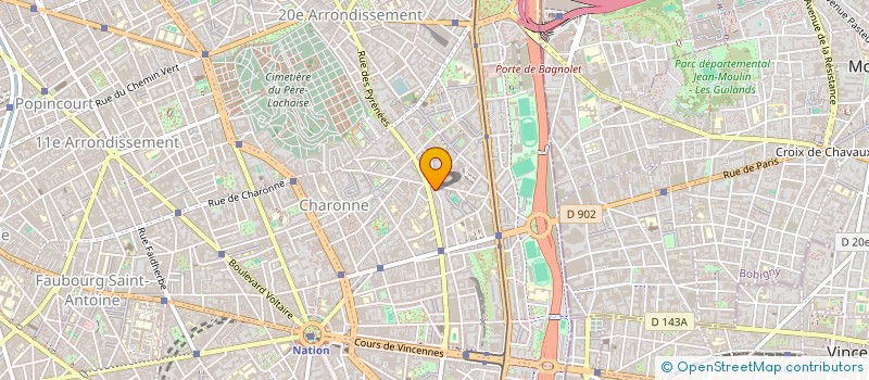 localisation de l'entreprise MONSIEUR SYLVAIN AUBRY  PARIS