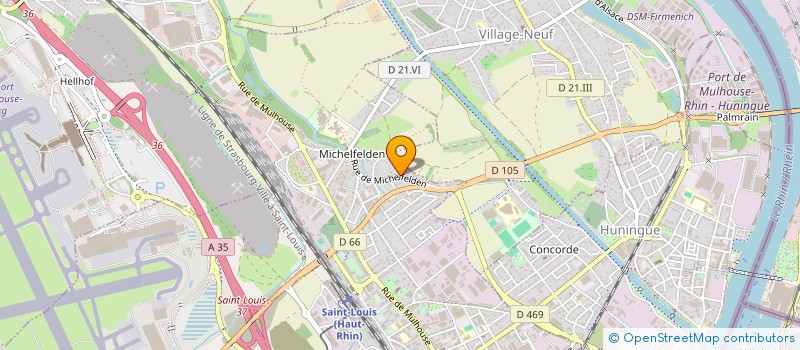 localisation de l'entreprise MONSIEUR SYLVAIN AUBRY  SAINT-LOUIS