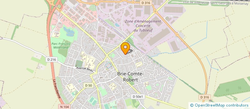 localisation de l'entreprise MONSIEUR SYLVAIN AUPETIT  BRIE-COMTE-ROBERT