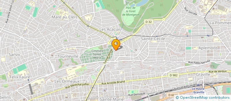 localisation de l'entreprise MONSIEUR SYLVAIN AUZOU à LE HAVRE