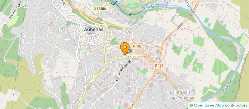 localisation de l'entreprise MONSIEUR SYLVAIN AVELLANEDA à AUBENAS