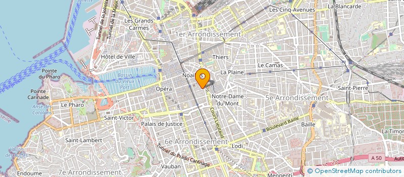 localisation de l'entreprise MONSIEUR SYLVAIN AYACHE à MARSEILLE 1