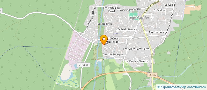 localisation de l'entreprise MONSIEUR SYLVAIN AZAM  LEGE-CAP-FERRET