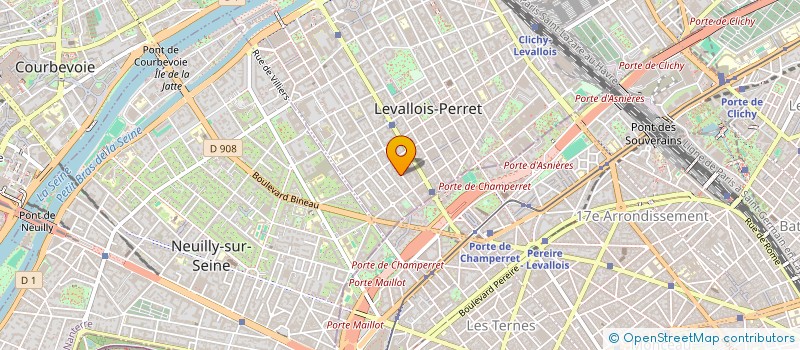 localisation de l'entreprise MONSIEUR SYLVAIN AZRIA à LEVALLOIS-PERRET