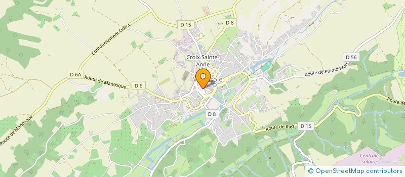 localisation de l'entreprise MONSIEUR SYLVAIN BACCON à VALENSOLE