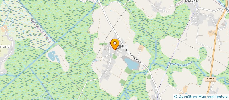 localisation de l'entreprise MONSIEUR SYLVAIN BACHELART  DONGES