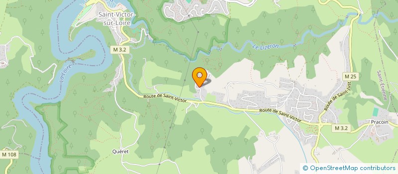 localisation de l'entreprise MONSIEUR SYLVAIN BADIOU  SAINT-ETIENNE