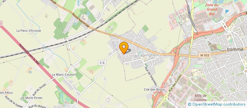 localisation de l'entreprise MONSIEUR SYLVAIN BAGUE à LILLE