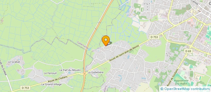 localisation de l'entreprise MONSIEUR SYLVAIN BAGUET à CHALLANS