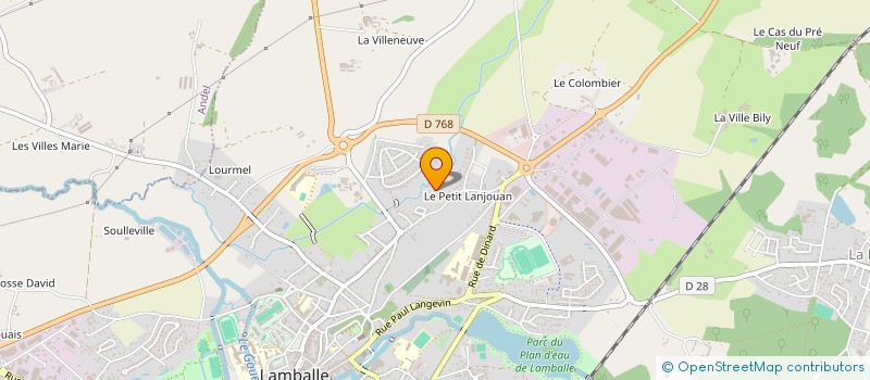 localisation de l'entreprise MONSIEUR SYLVAIN BAILLIEZ à LAMBALLE-ARMOR