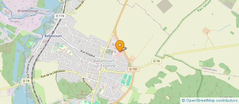 localisation de l'entreprise MONSIEUR SYLVAIN BAILLY  BALLANCOURT-SUR-ESSONNE