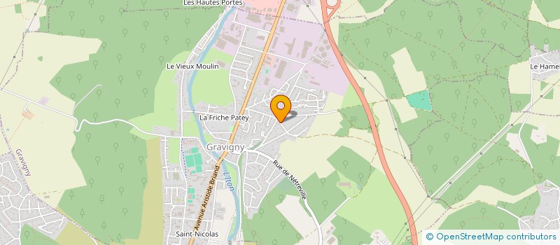 localisation de l'entreprise MONSIEUR SYLVAIN BAILO à GRAVIGNY